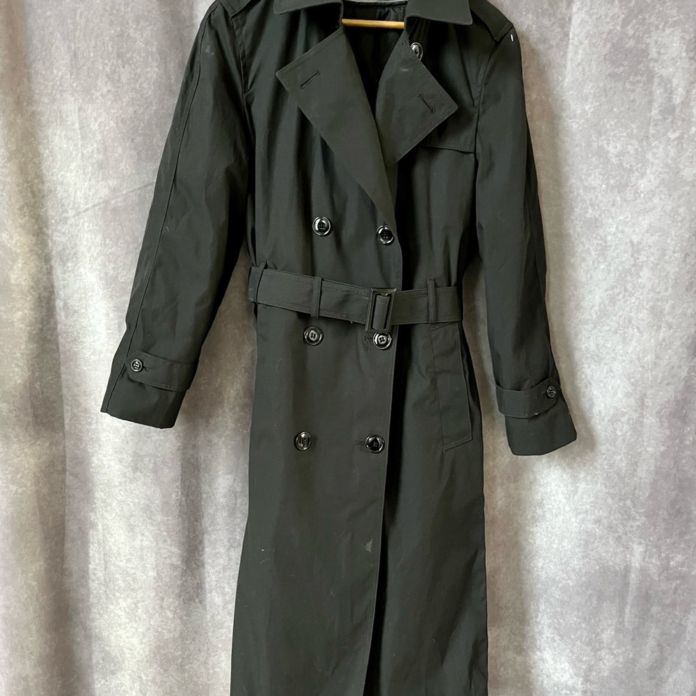 Garrison Collection DSCP Black Trench Coat 12L